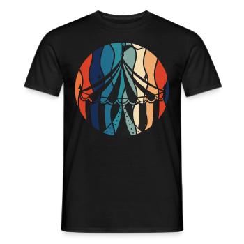 Cirque - T-shirt homme - noir - Devant - AI Model Male 178 light (178cm)