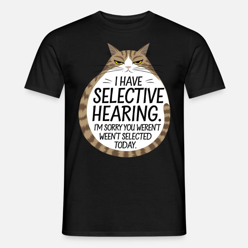 Sarkasmus Kätzchen Katze - Männer T-Shirt - Schwarz