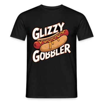 Hot-dog - T-shirt homme - noir - Devant - AI Model Male 178 light (178cm)