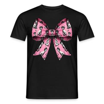 Coquettish Bow Faun Satyrs Goat Men Roman - Men's T-Shirt - black - Front - AI Model Male 178 light (178cm)