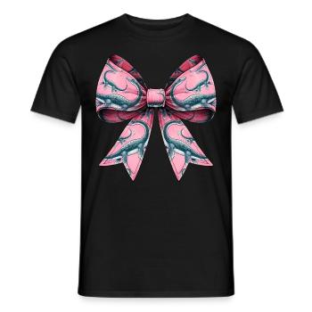 Coquette Bow Loch Ness Monster Nessie - T-shirt homme - noir - Devant - AI Model Male 178 light (178cm)