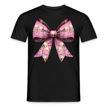 Coquette Bogen Dover Dämon Kryptide Kryptozoologie - Männer T-Shirt - Schwarz - Vorne - AI Model Male 178 light (178cm)