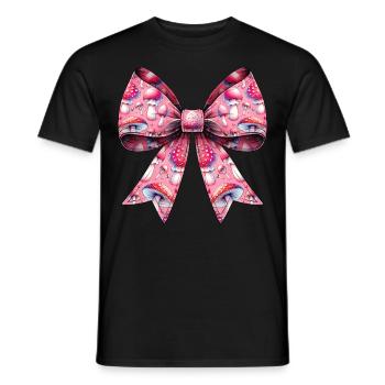 Coquette Arc Champignon Chasse Cottagecore Mycologie - T-shirt homme - noir - Devant - AI Model Male 178 light (178cm)