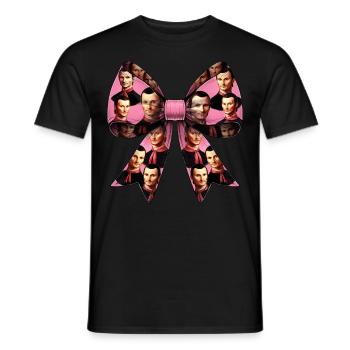 Kokette Schleife Machiavelli Der Prinz - Männer T-Shirt - Schwarz - Vorne - AI Model Male 178 light (178cm)