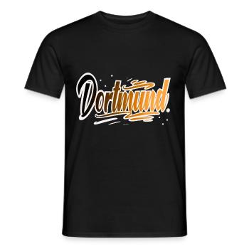 Dortmund - T-shirt homme - noir - Devant - AI Model Male 178 light (178cm)