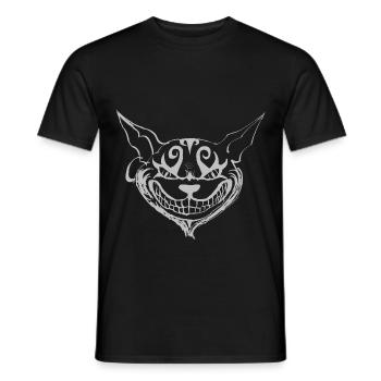 Chat grincheux - T-shirt homme - noir - Devant - AI Model Male 178 light (178cm)
