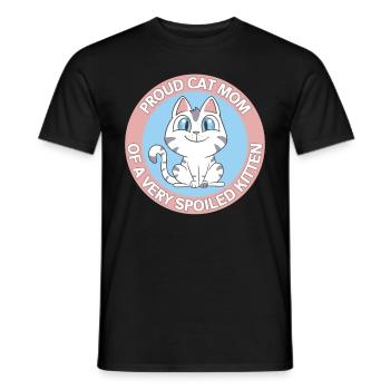 Chat Maman Propriétaire de chat Chat Chat Cadeau - T-shirt homme - noir - Devant - AI Model Male 178 light (178cm)