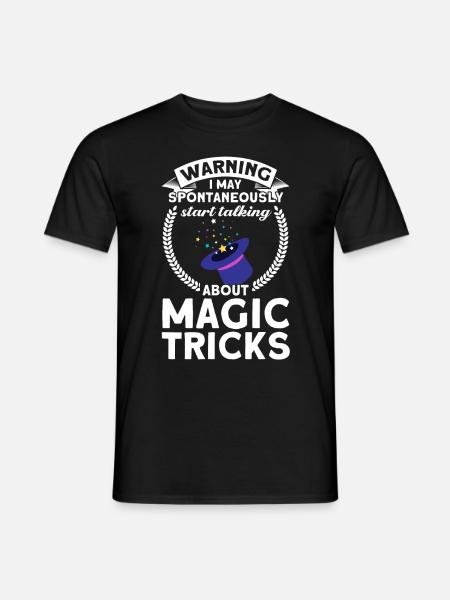 Magician Party Magic Tricks Performer Magician - Men's T-Shirt - black