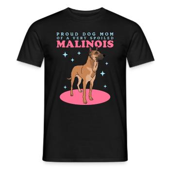 Belgischer Schäferhund Malinois Mom Geschenk - Männer T-Shirt - Schwarz - Vorne - AI Model Male 178 light (178cm)