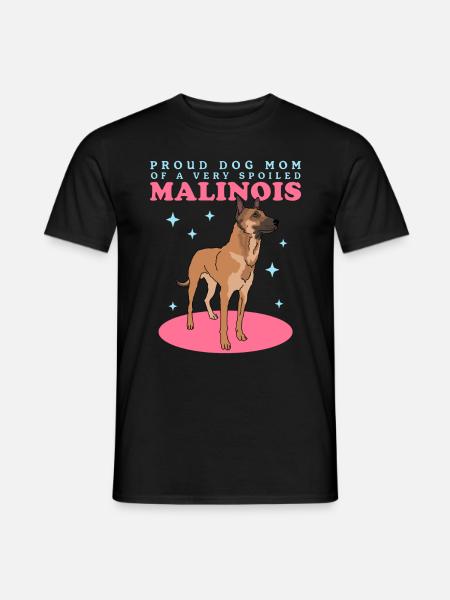 Berger Belge Malinois Mom Cadeau - T-shirt homme - noir