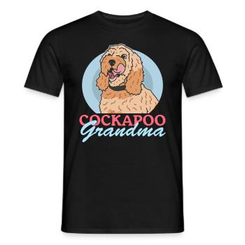 Cockapoo Grandma Hundebesitzer Hunde Geschenk - Männer T-Shirt - Schwarz - Vorne - AI Model Male 178 light (178cm)
