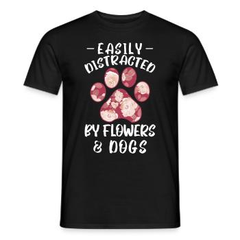 Florist Floristry Flowers Florist - Men's T-Shirt - black - Front - AI Model Male 178 light (178cm)
