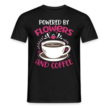 Florist Floristry Flowers Florist - Men's T-Shirt - black - Front - AI Model Male 178 light (178cm)