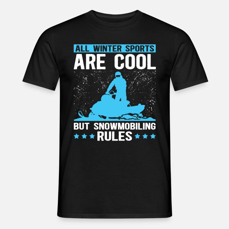 Snowmobile Snowmobile Snowmobile Gift - Men's T-shirt - black