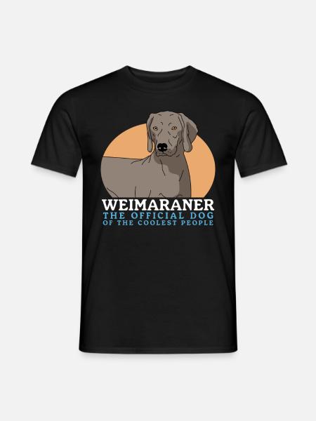 Weimaraner Dog Owner Dog Gift - Men's T-Shirt - black