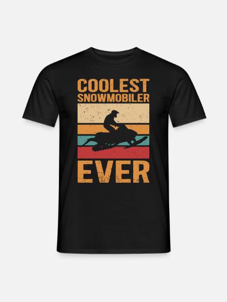 Snowmobile Snowmobile Snowmobile Gift - Men's T-Shirt - black