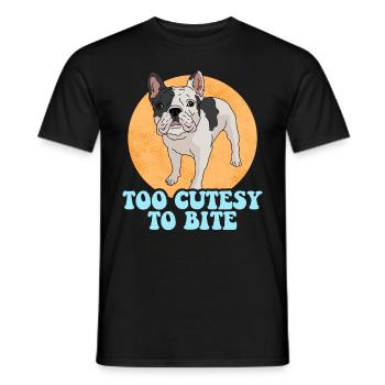 Français Cadeau Bulldog Français Bulldogs - T-shirt homme - noir - Devant - AI Model Male 178 light (178cm)