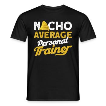 Fitness Workout Motivation Personal Trainer - Men's T-Shirt - black - Front - AI Model Male 178 light (178cm)