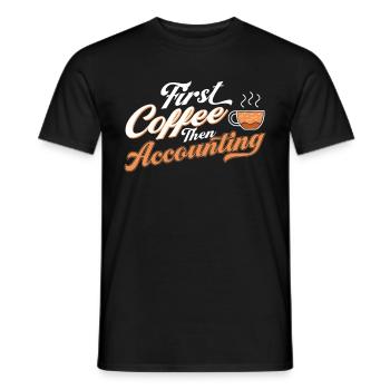 Comptable Cadeau Profession Finance Conseiller Fiscal - T-shirt homme - noir - Devant - AI Model Male 178 light (178cm)
