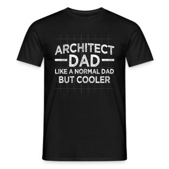 Architect Gift Profession Architecture Job Architect - Men's T-Shirt - black - Front - AI Model Male 178 light (178cm)