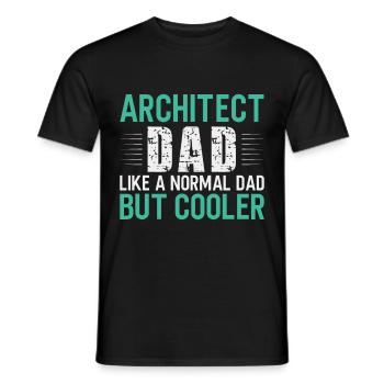 Architect Gift Profession Architecture Job Architect - Men's T-Shirt - black - Front - AI Model Male 178 light (178cm)