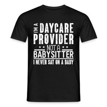 Babysitter Geschenk Babysitting Bester Babysitter - Männer T-Shirt - Schwarz - Vorne - AI Model Male 178 light (178cm)