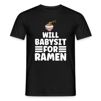 Babysitter Geschenk Babysitting Bester Babysitter - Männer T-Shirt - Schwarz - Vorne - AI Model Male 178 light (178cm)