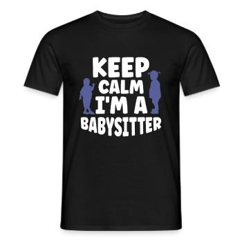 Babysitter Geschenk Babysitting Bester Babysitter - Männer T-Shirt - Schwarz - Vorne - AI Model Male 178 light (178cm)