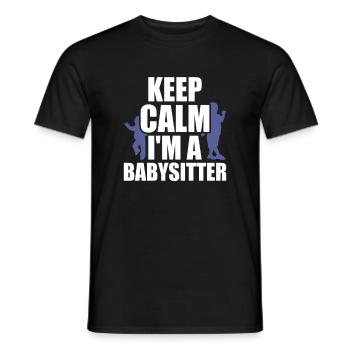 Babysitter Geschenk Babysitting Bester Babysitter - Männer T-Shirt - Schwarz - Vorne - AI Model Male 178 light (178cm)