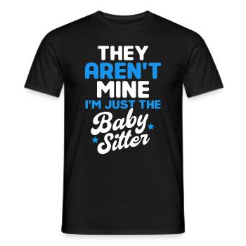 Baby-sitter Gift Babysitting Meilleure baby-sitter - T-shirt homme - noir - Devant - AI Model Male 178 light (178cm)