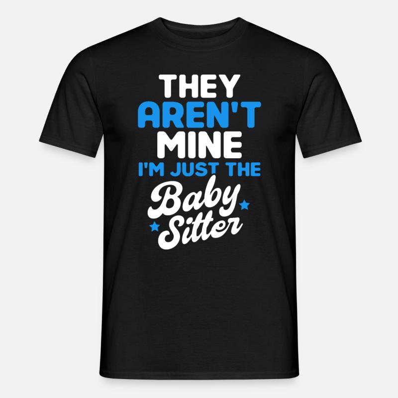 Babysitter Geschenk Babysitting Bester Babysitter - Männer T-Shirt - Schwarz