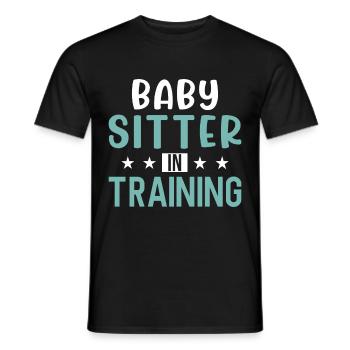 Babysitter Geschenk Babysitting Bester Babysitter - Männer T-Shirt - Schwarz - Vorne - AI Model Male 178 light (178cm)