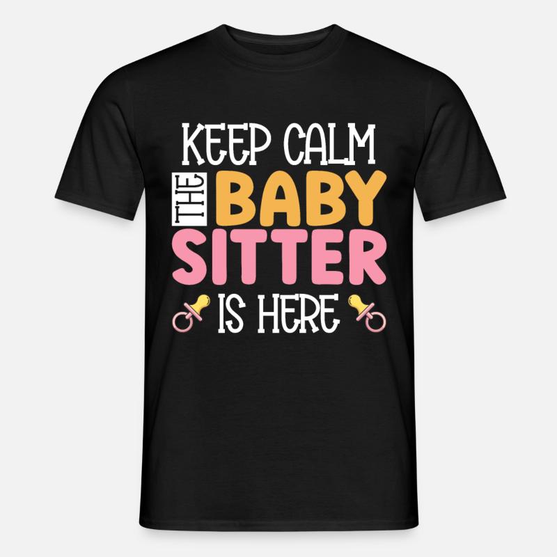 Babysitter Geschenk Babysitting Bester Babysitter - Männer T-Shirt - Schwarz