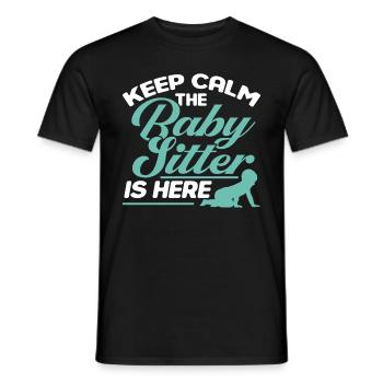 Babysitter Geschenk Babysitting Bester Babysitter - Männer T-Shirt - Schwarz - Vorne - AI Model Male 178 light (178cm)