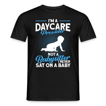 Babysitter Geschenk Babysitting Bester Babysitter - Männer T-Shirt - Schwarz - Vorne - AI Model Male 178 light (178cm)