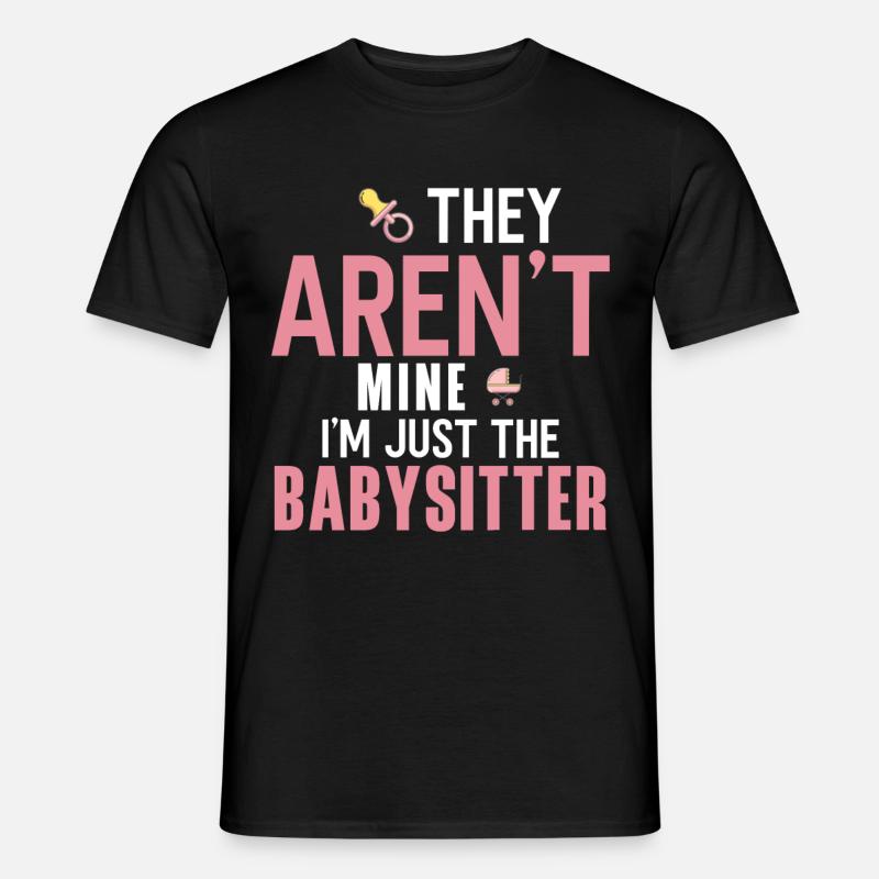 Babysitter Gift Babysitting Best Babysitter - Men’s T-shirt - black