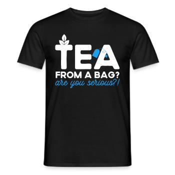 Tea Drinker Tea Lover Gift Tea - Men's T-Shirt - black - Front - AI Model Male 178 light (178cm)