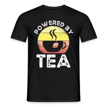 Tea Drinker Tea Lover Gift Tea - Men's T-Shirt - black - Front - AI Model Male 178 light (178cm)