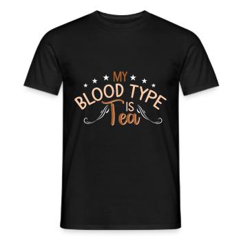 Tea Drinker Tea Lover Gift Tea - Men's T-Shirt - black - Front - AI Model Male 178 light (178cm)