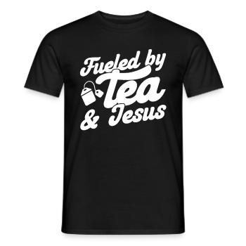 Tea Drinker Tea Lover Gift Tea - Men's T-Shirt - black - Front - AI Model Male 178 light (178cm)