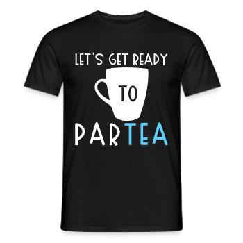 Tea Drinker Tea Lover Gift Tea - Men's T-Shirt - black - Front - AI Model Male 178 light (178cm)
