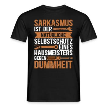 Hausmeister Facility Manager Hauswart Geschenk - Männer T-Shirt - Schwarz - Vorne - AI Model Male 178 light (178cm)