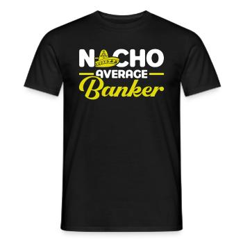 Banquier Banque Argent Banquier - T-shirt homme - noir - Devant - AI Model Male 178 light (178cm)