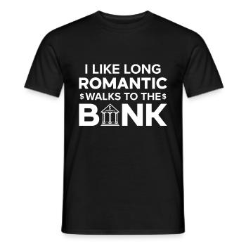 Banquier Banque Argent Banquier - T-shirt homme - noir - Devant - AI Model Male 178 light (178cm)