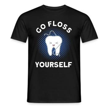 Dentist Dental Gift Medical Student Dentist - Men's T-Shirt - black - Front - AI Model Male 178 light (178cm)
