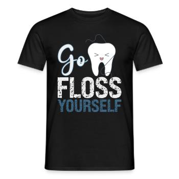 Zahnarzt Dental Geschenk Medizinstudent Zahnarzt - Männer T-Shirt - Schwarz - Vorne - AI Model Male 178 light (178cm)