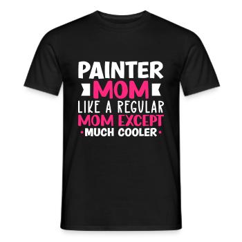 Peintre Cadeau Peinture Artiste Maître Peintre - T-shirt homme - noir - Devant - AI Model Male 178 light (178cm)