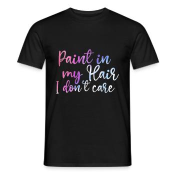 Peintre Cadeau Peinture Artiste Maître Peintre - T-shirt homme - noir - Devant - AI Model Male 178 light (178cm)