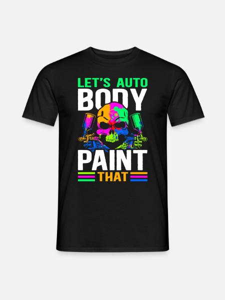 Painter Vehicle Painter Airbrush Gift - Men's T-Shirt - black