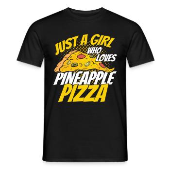 Pizza Food Pizzeria Pizza slice Pizza maker - Men's T-Shirt - black - Front - AI Model Male 178 light (178cm)